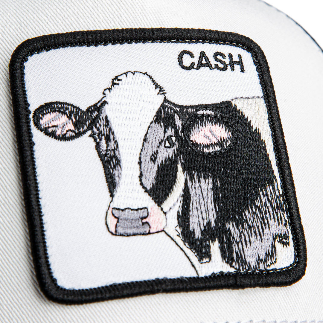 Goorin - The Cash Cow Trucker Cap in Dust/Void | Buster McGee