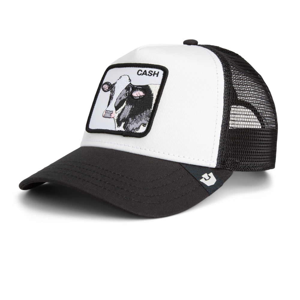 Goorin - The Cash Cow Trucker Cap in Dust/Void | Buster McGee