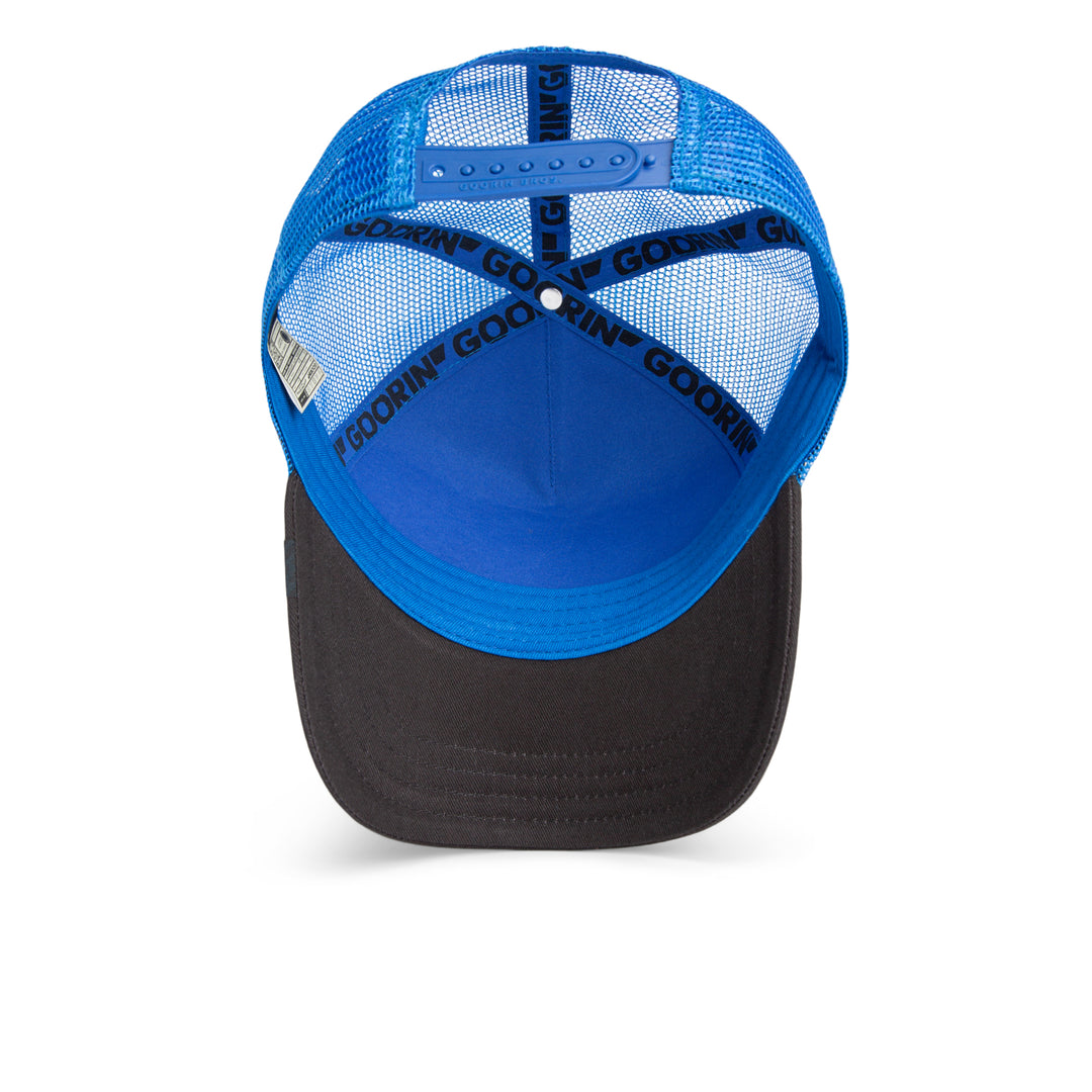 Goorin - The Beast Bear Trucker Cap in Royal/Void | Buster McGee