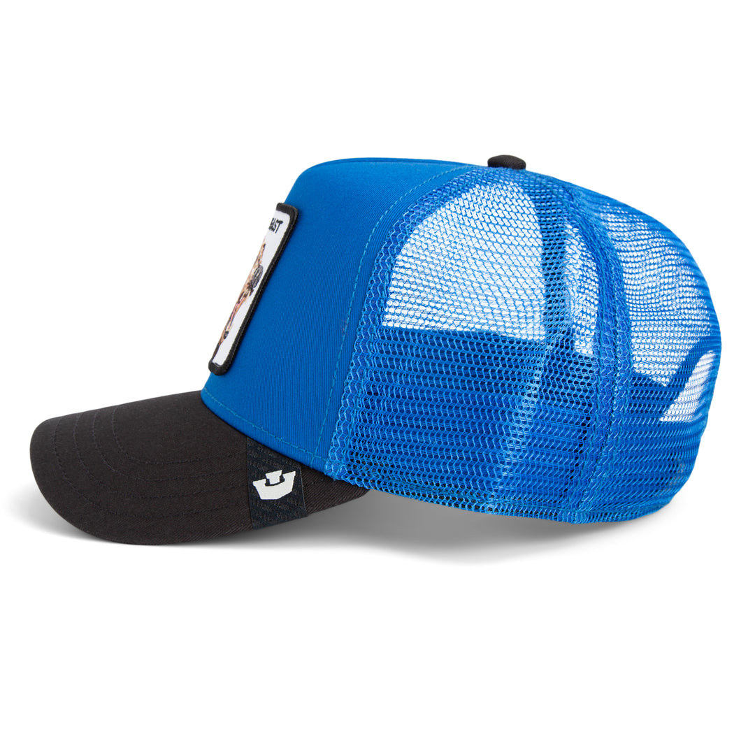Goorin - The Beast Bear Trucker Cap in Royal/Void | Buster McGee