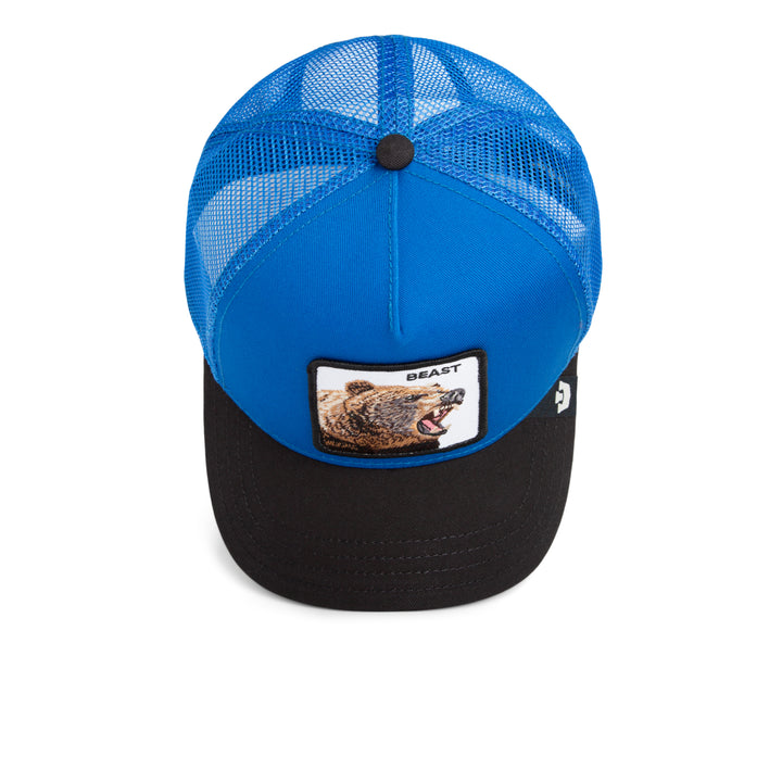 Goorin - The Beast Bear Trucker Cap in Royal/Void | Buster McGee