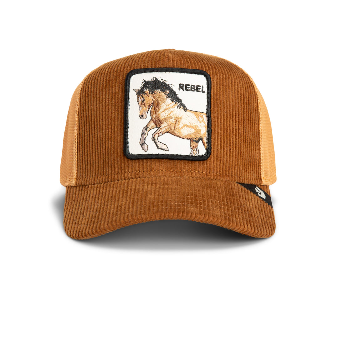 Goorin - Dapper Rebel Corduroy Cap in Heat | Buster McGee