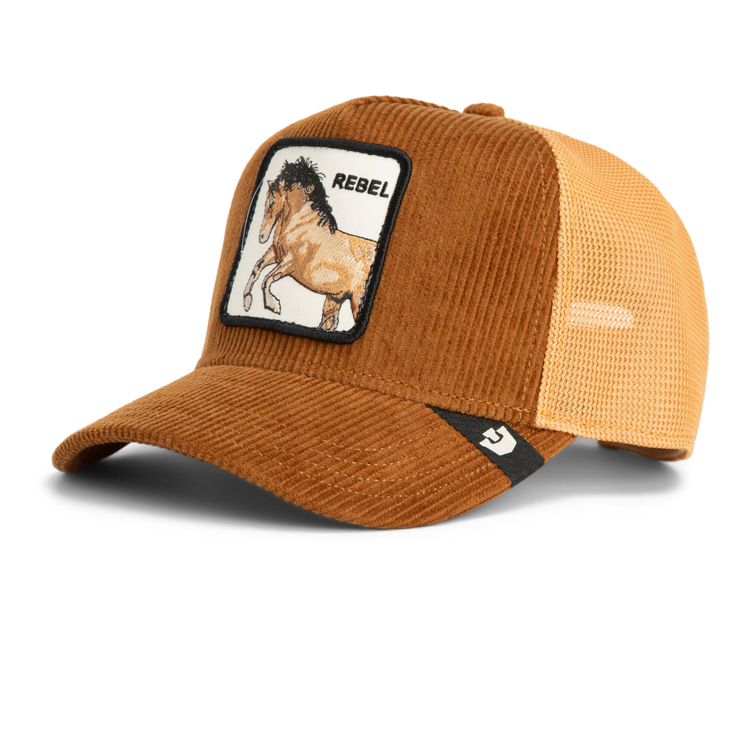 Goorin - Dapper Rebel Corduroy Cap in Heat | Buster McGee