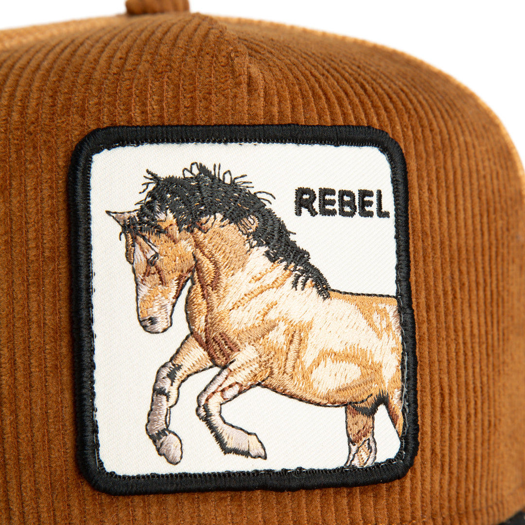 Goorin - Dapper Rebel Corduroy Cap in Heat | Buster McGee