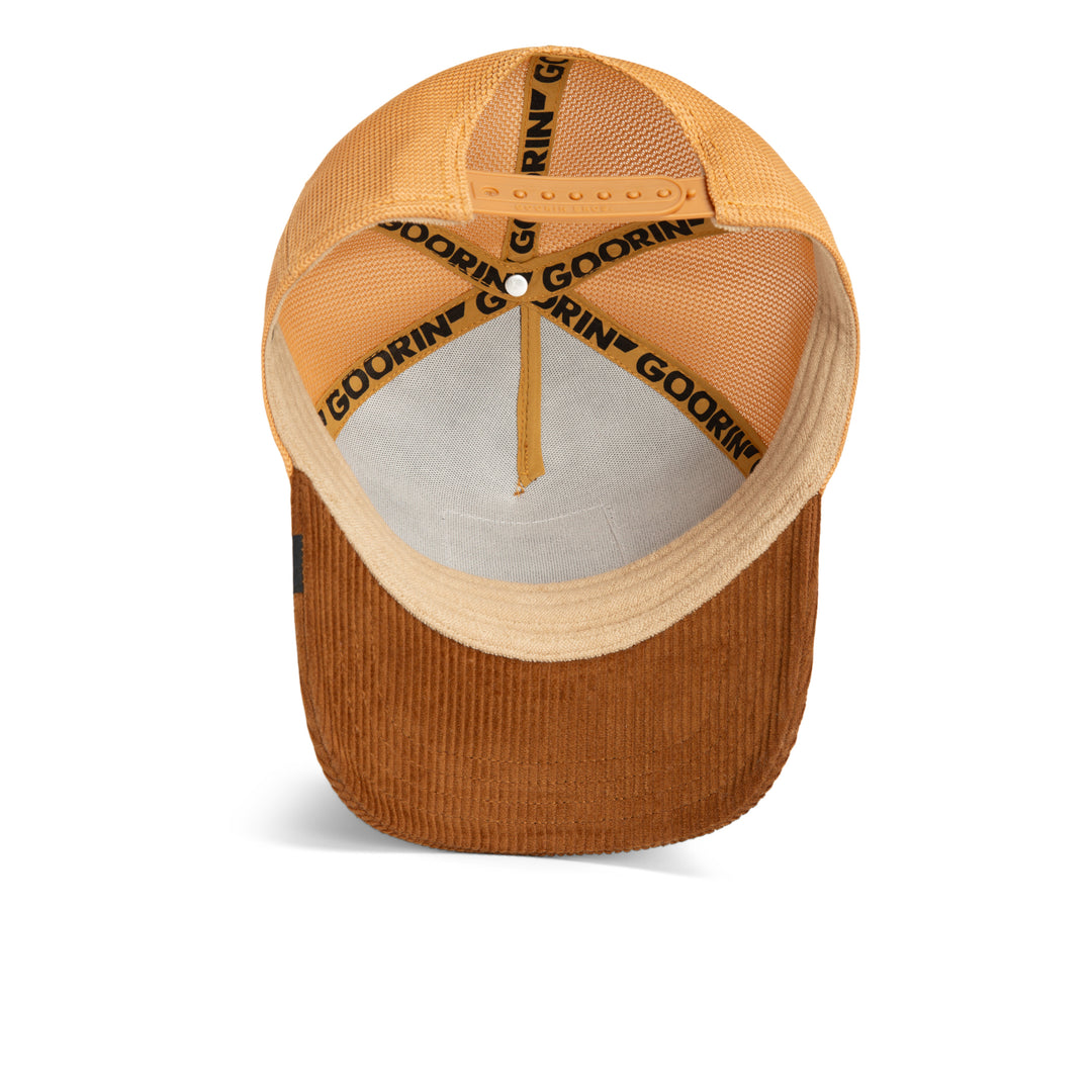 Goorin - Dapper Rebel Corduroy Cap in Heat | Buster McGee