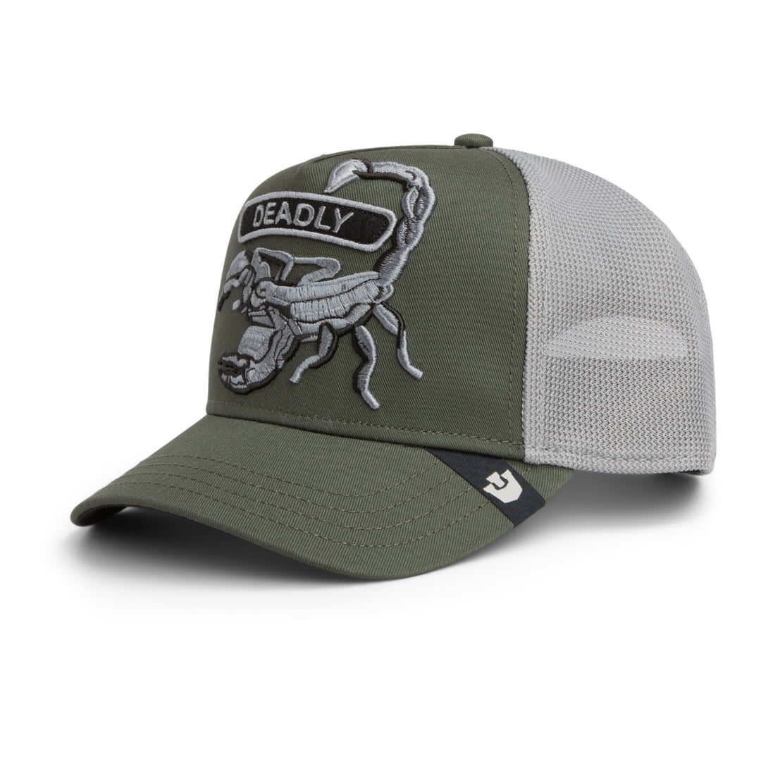 Goorin - Deadly Scorpian Trucker Cap in Palm | Buster McGee Daylesford