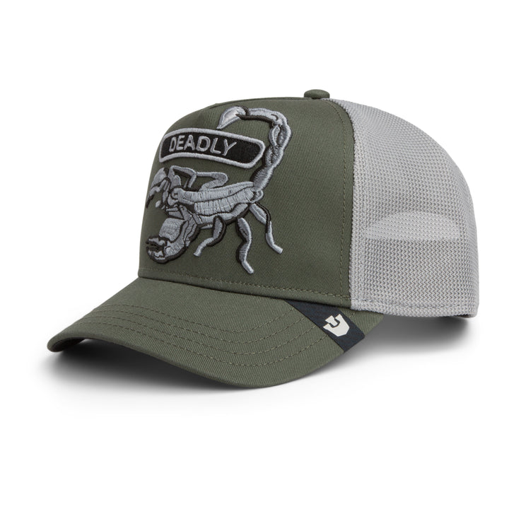 Goorin - Deadly Scorpian Trucker Cap in Palm | Buster McGee Daylesford