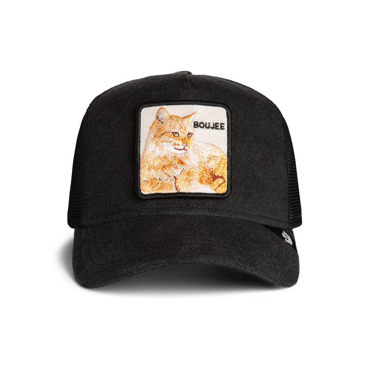 Goorin - Terry Cloth Cat Trucker Cap in Void | Buster McGee