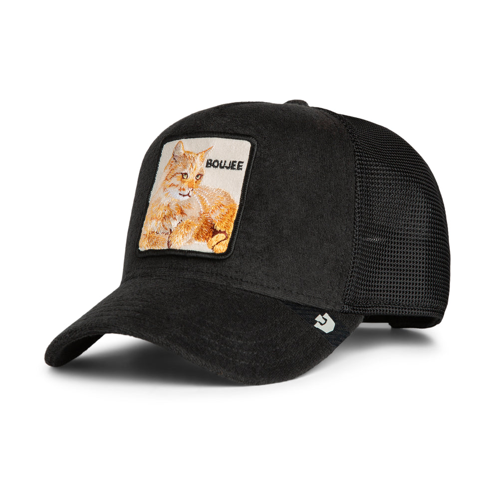 Goorin - Terry Cloth Cat Trucker Cap in Void | Buster McGee
