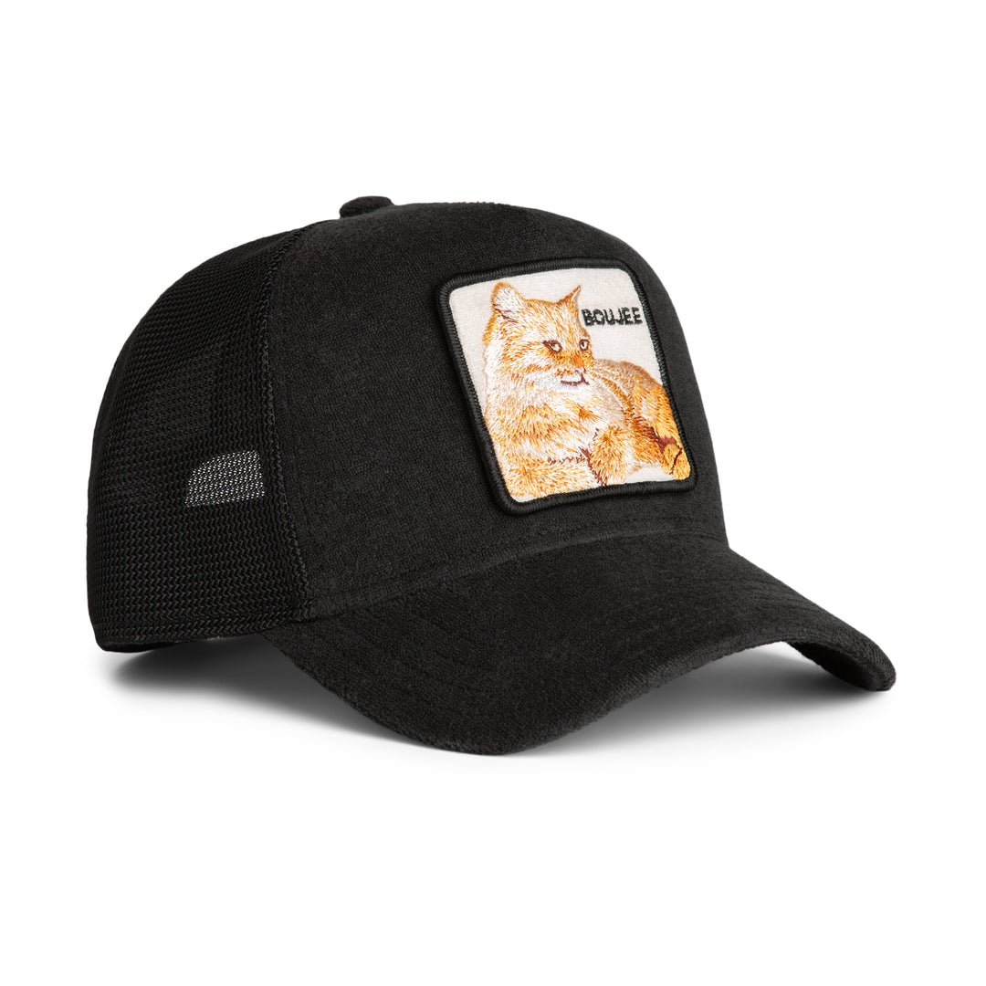 Goorin - Terry Cloth Cat Trucker Cap in Void | Buster McGee