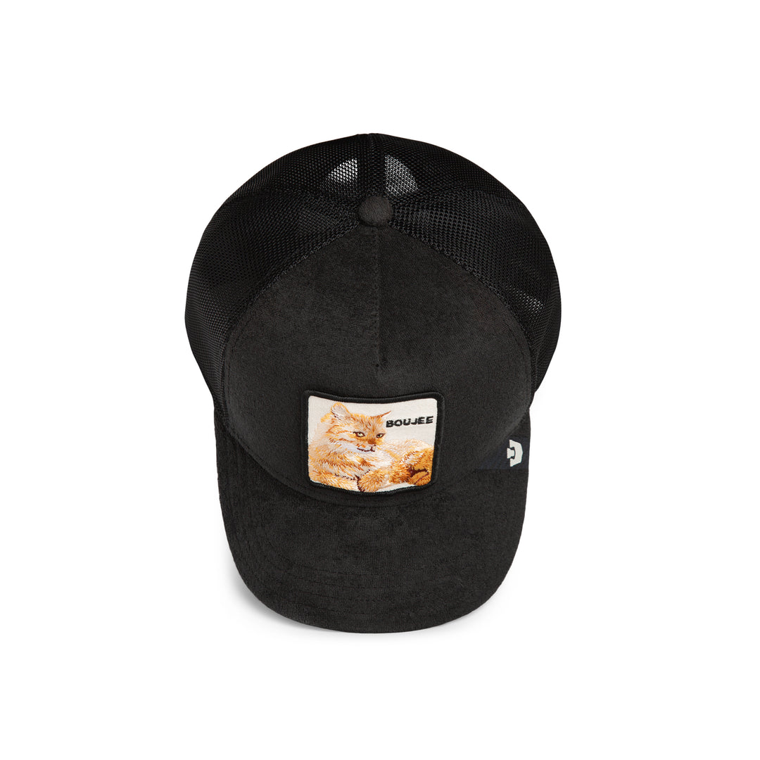 Goorin - Terry Cloth Cat Trucker Cap in Void | Buster McGee