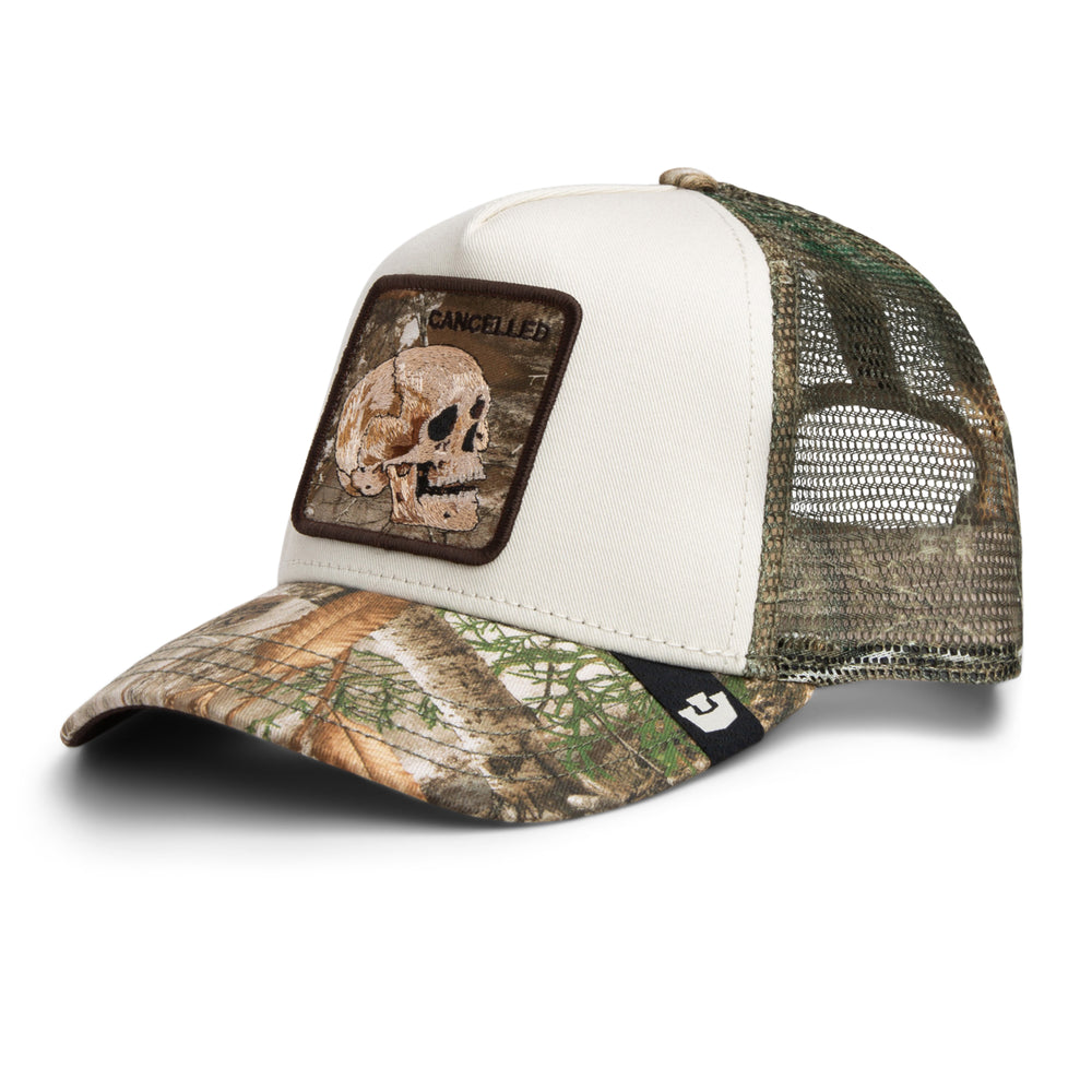Goorin - Realtree Edge Cancelled Skull Trucker Cap Camo | Buster McGee