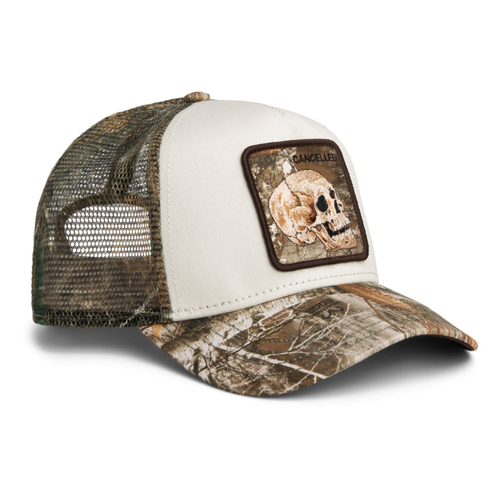 Goorin - Realtree Edge Cancelled Skull Trucker Cap Camo | Buster McGee