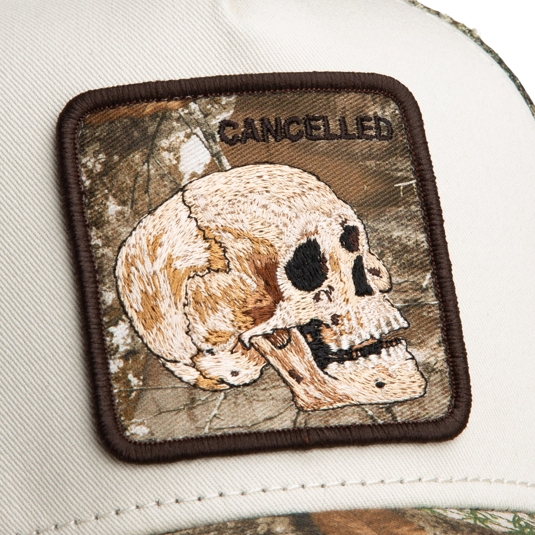 Goorin - Realtree Edge Cancelled Skull Trucker Cap Camo | Buster McGee