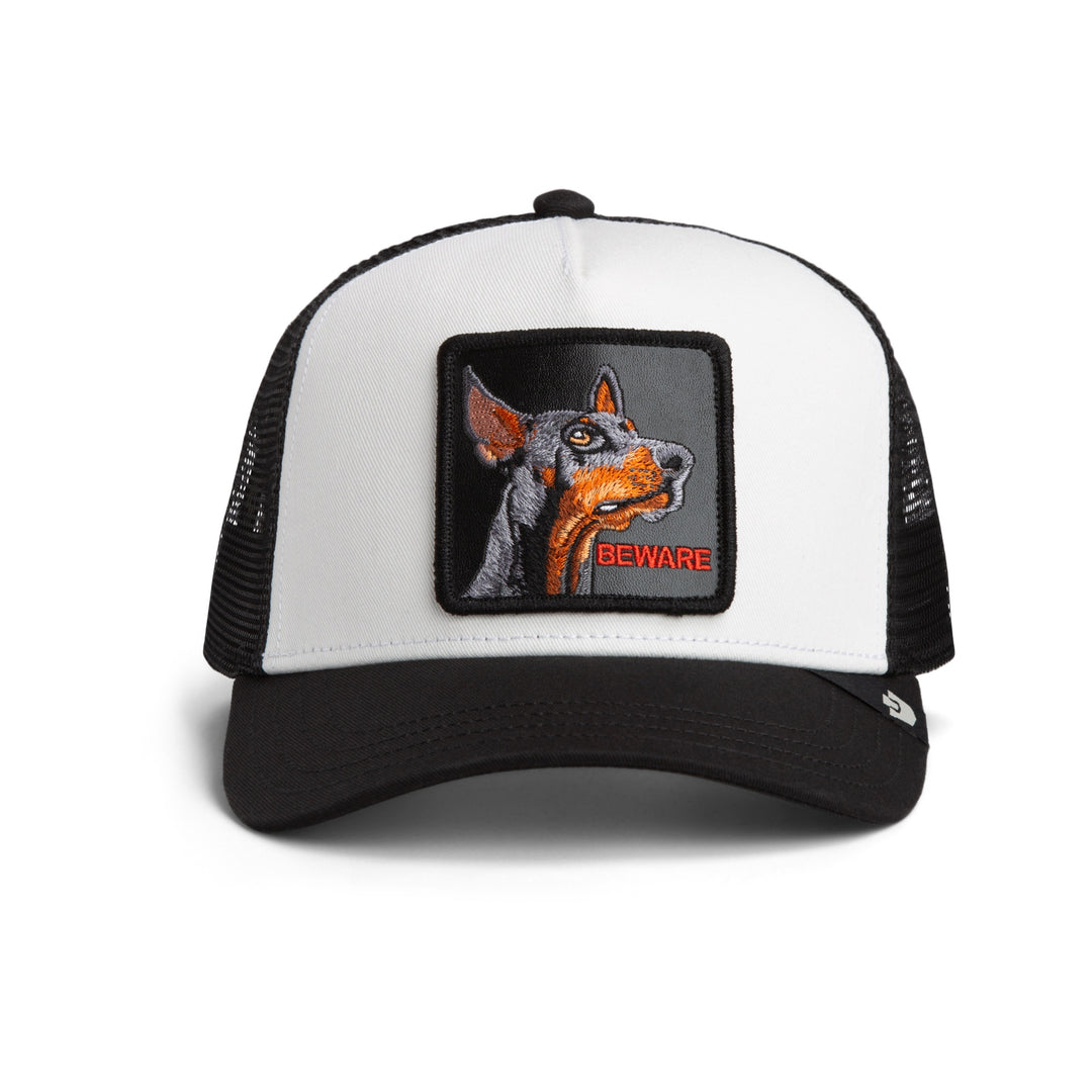 Goorin - Beware Trucker Cap in Dust/Void | Buster McGee Daylesford