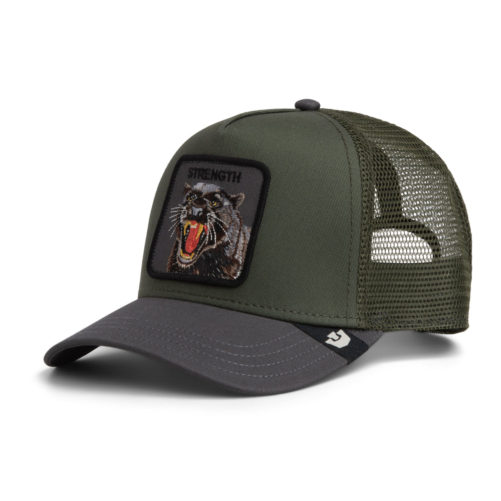 Goorin - Strength Panther Trucker Cap in Palm | Buster McGee
