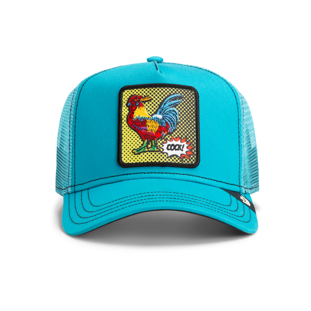 Goorin - POPArt Rooster Trucker Cap in Cruise | Buster McGee