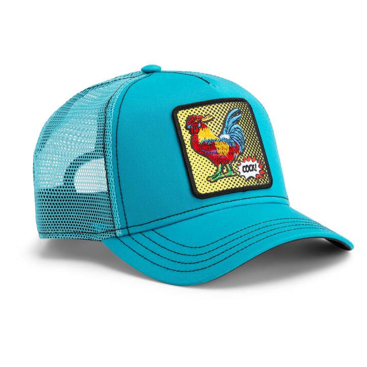 Goorin - POPArt Rooster Trucker Cap in Cruise | Buster McGee