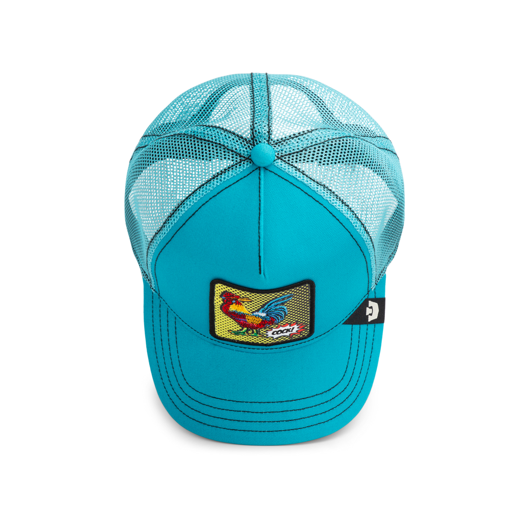 Goorin - POPArt Rooster Trucker Cap in Cruise | Buster McGee