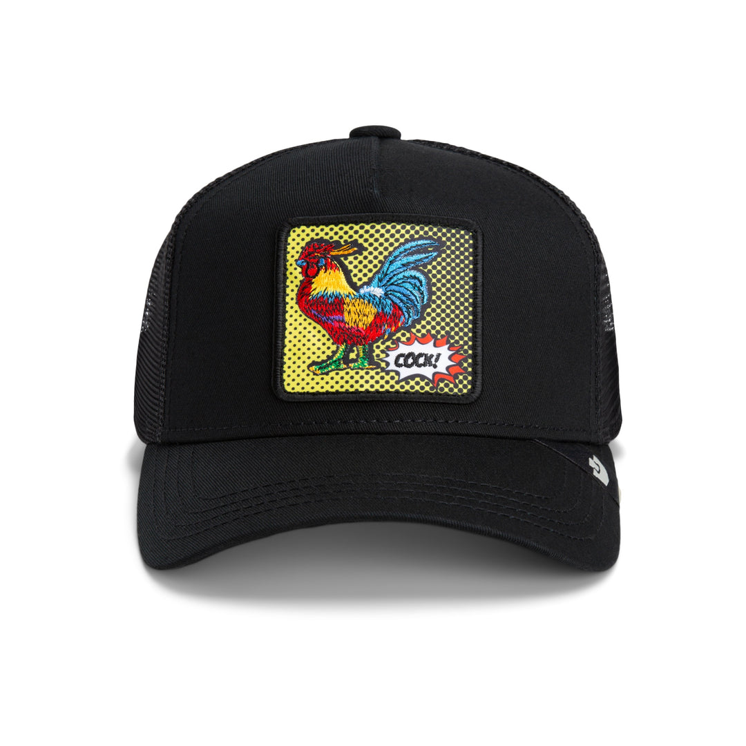 Goorin - POPArt Rooster Trucker Cap in Void | Buster McGee