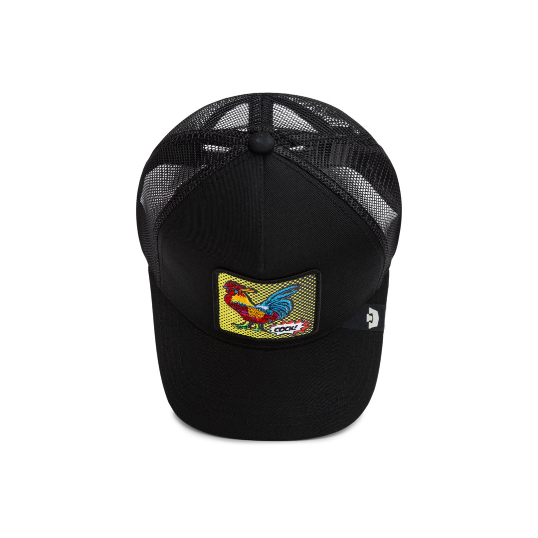 Goorin - POPArt Rooster Trucker Cap in Void | Buster McGee