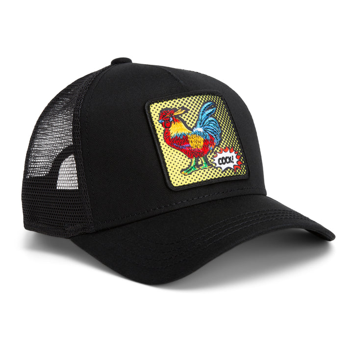 Goorin - POPArt Rooster Trucker Cap in Void | Buster McGee