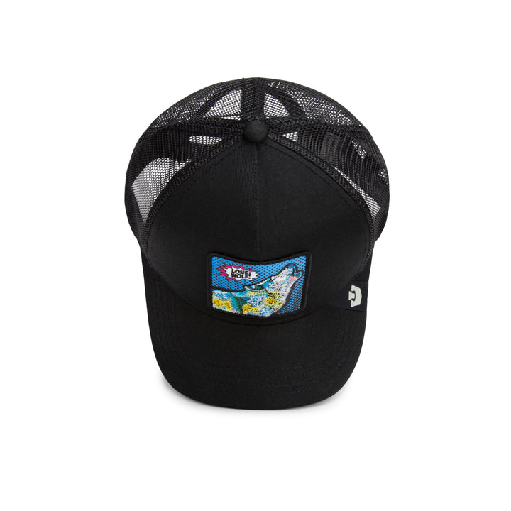 Goorin - POPArt Lone Wolf Trucker Cap in Void | Buster McGee