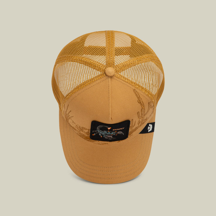 Goorin - Badlands Scorpian Trucker Cap in Amber