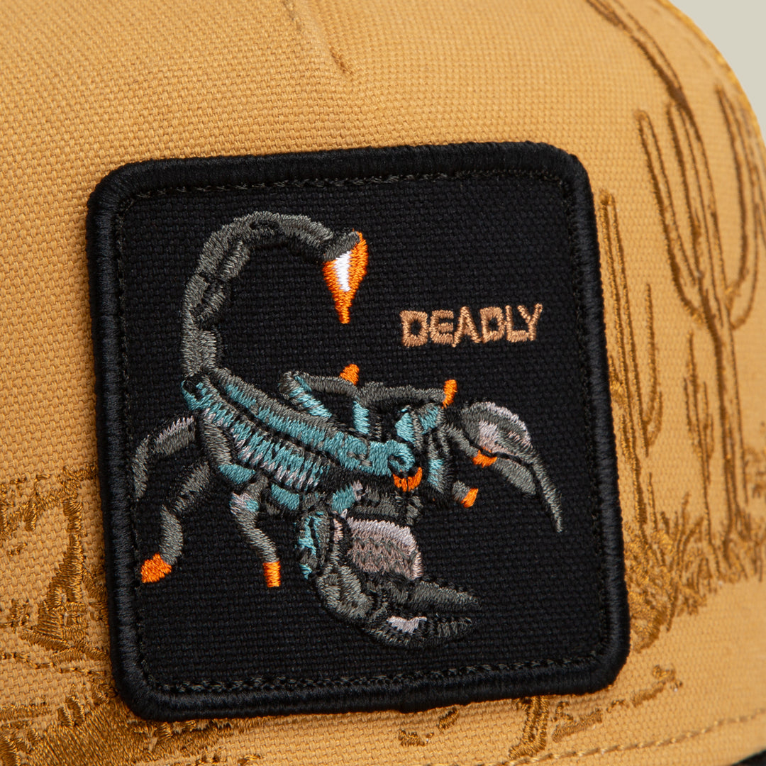 Goorin - Badlands Scorpian Trucker Cap in Amber