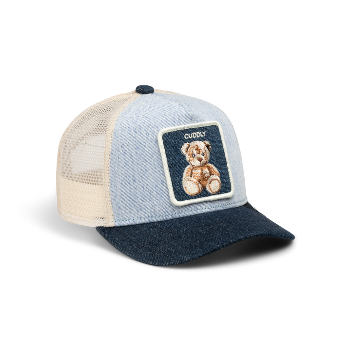 Goorin - Denim Cuddly Trucker Cap in Light Denim