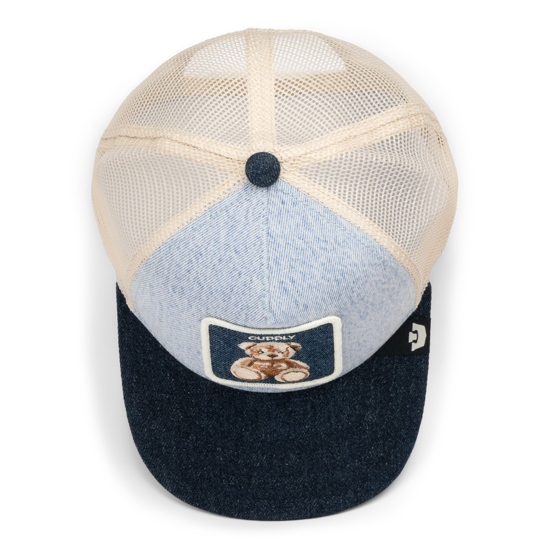 Goorin - Denim Cuddly Trucker Cap in Light Denim