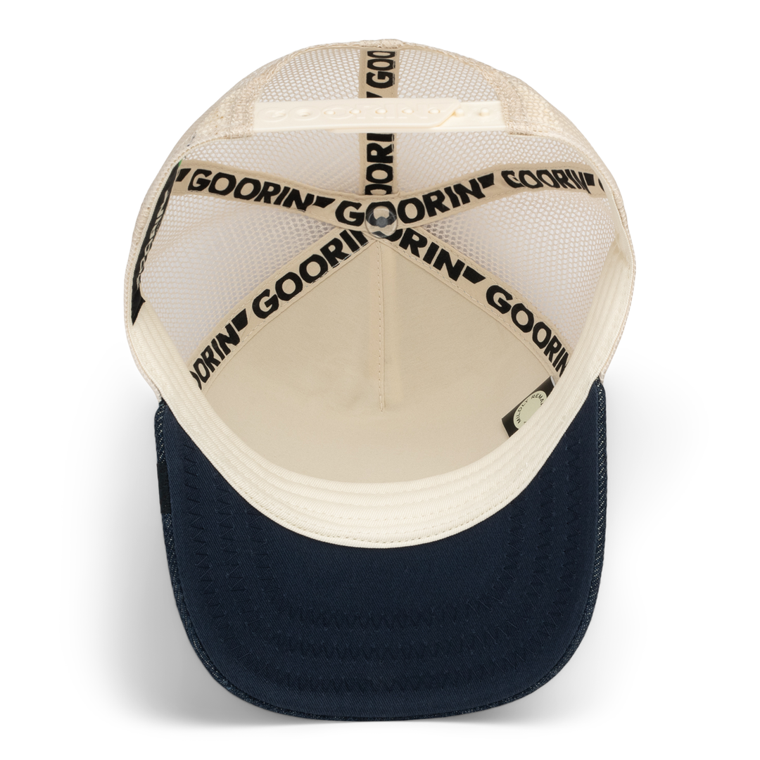 Goorin - Denim Cuddly Trucker Cap in Light Denim