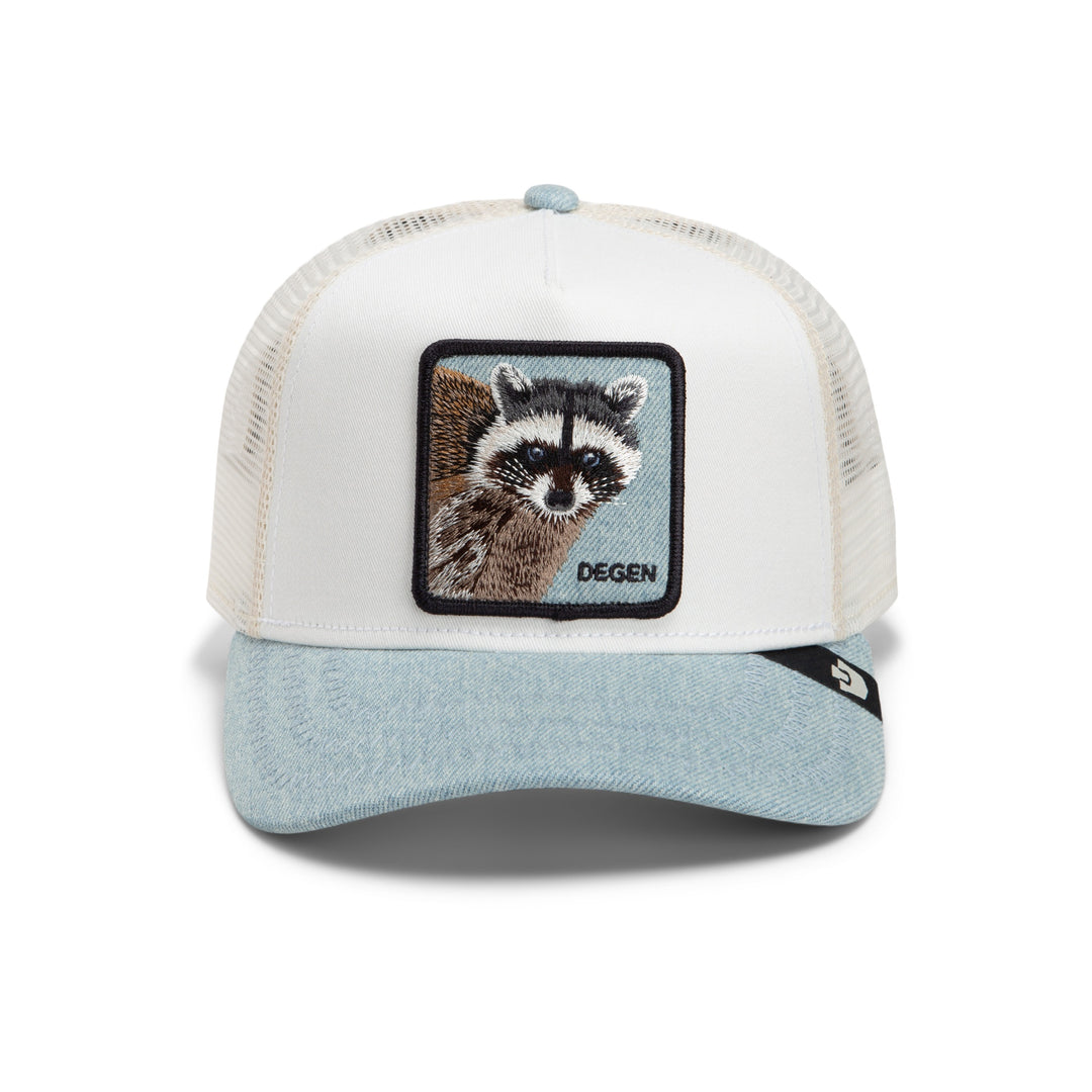 Goorin - Denim Degen Trucker Cap in Light Denim | Buster McGee
