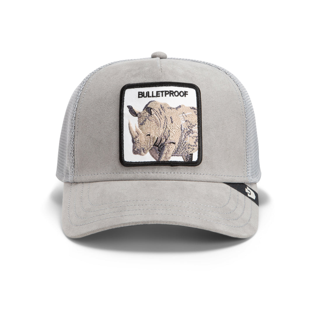 Goorin - Suede Rhino Trucker Cap in Gloss