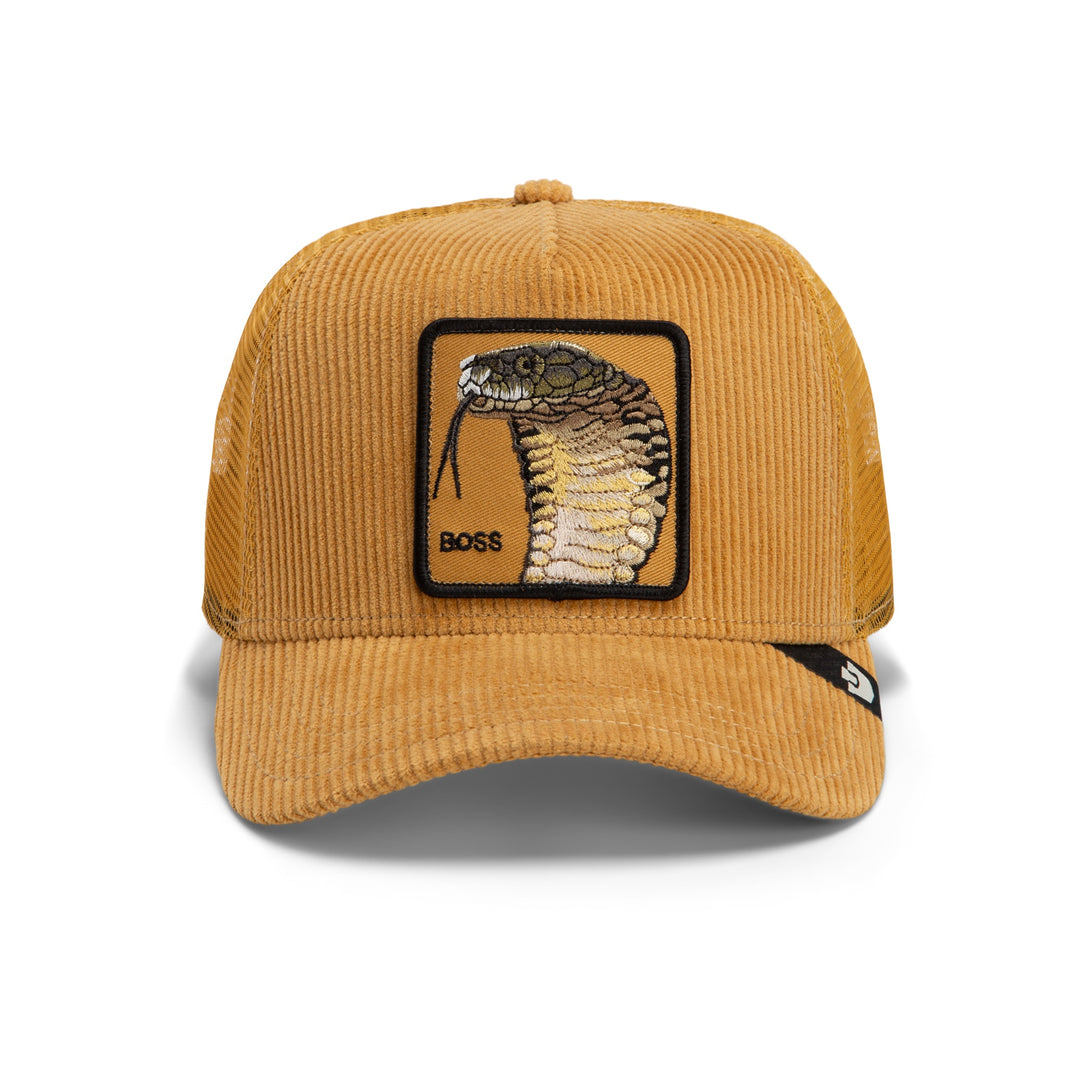Goorin - Corduroy Boss Trucker Cap in Amber | Buster McGee