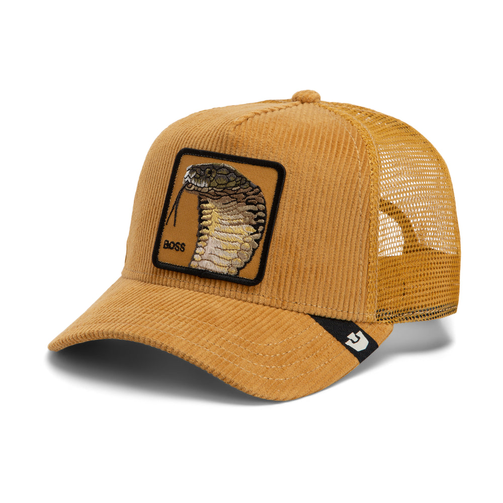 Goorin - Corduroy Boss Trucker Cap in Amber | Buster McGee