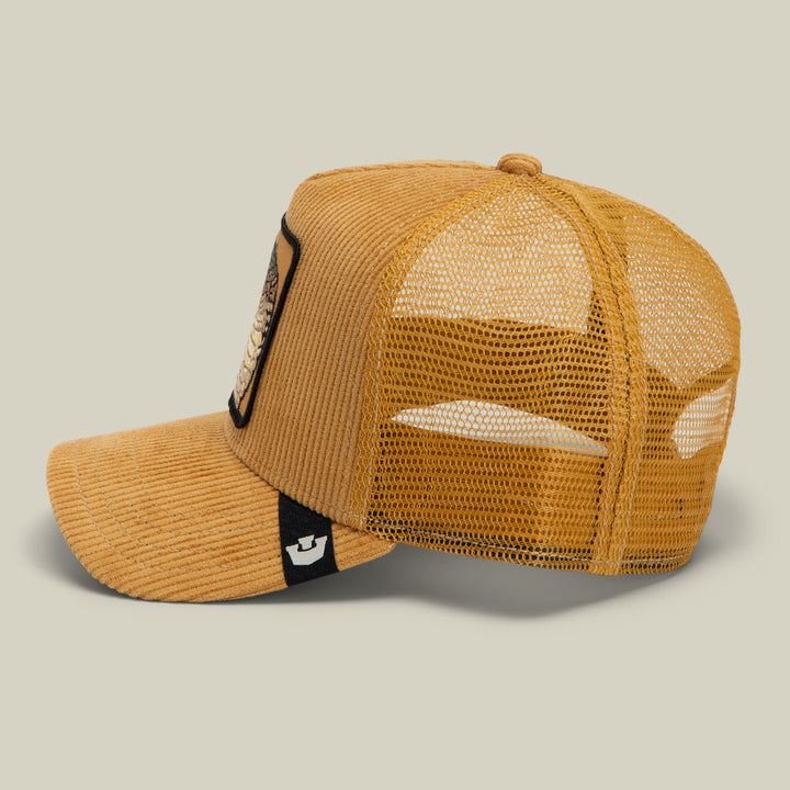 Goorin - Corduroy Boss Trucker Cap in Amber