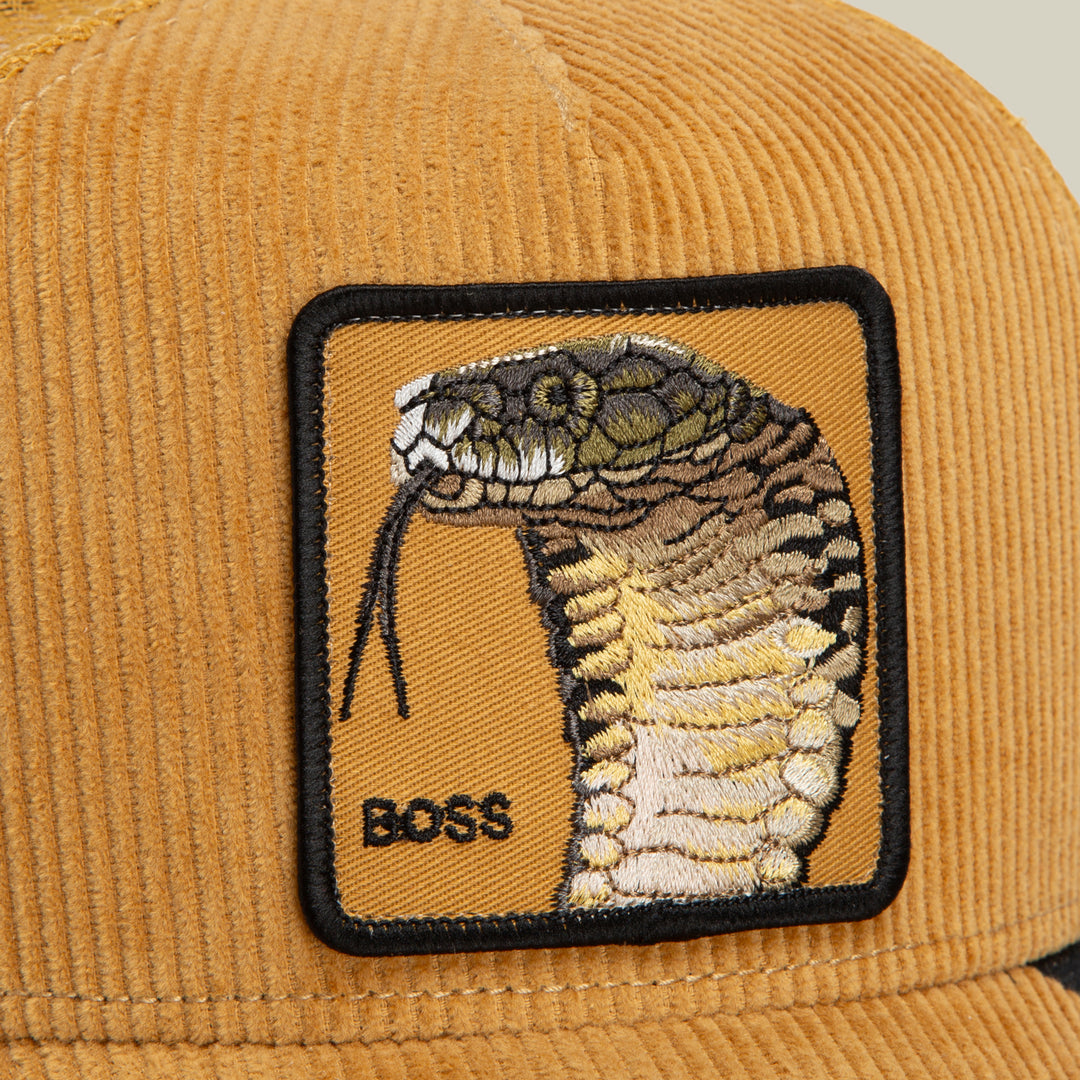 Goorin - Corduroy Boss Trucker Cap in Amber