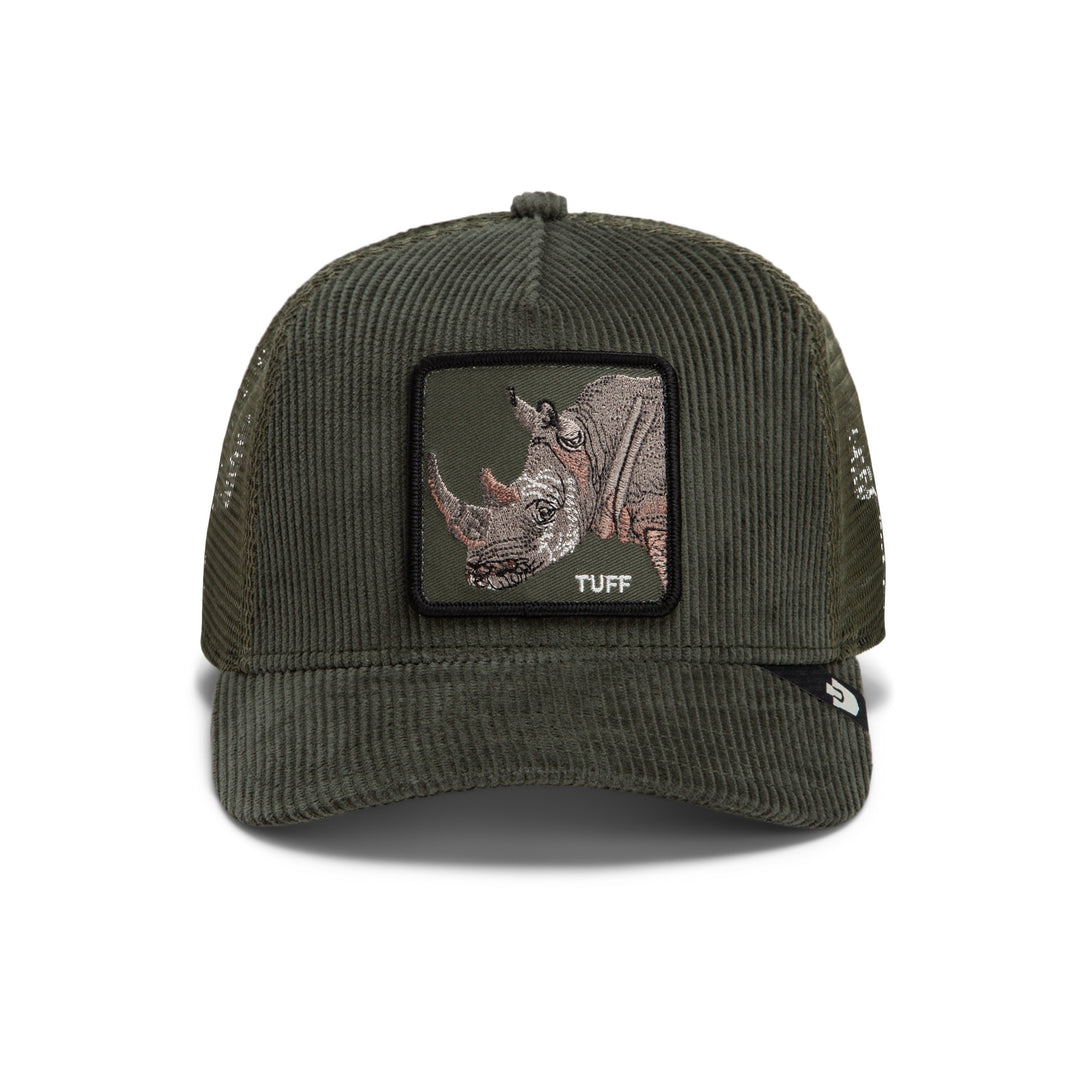 Goorin - Corduroy Tuff Trucker Cap in Palm | Buster McGee