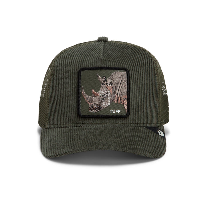 Goorin - Corduroy Tuff Trucker Cap in Palm | Buster McGee