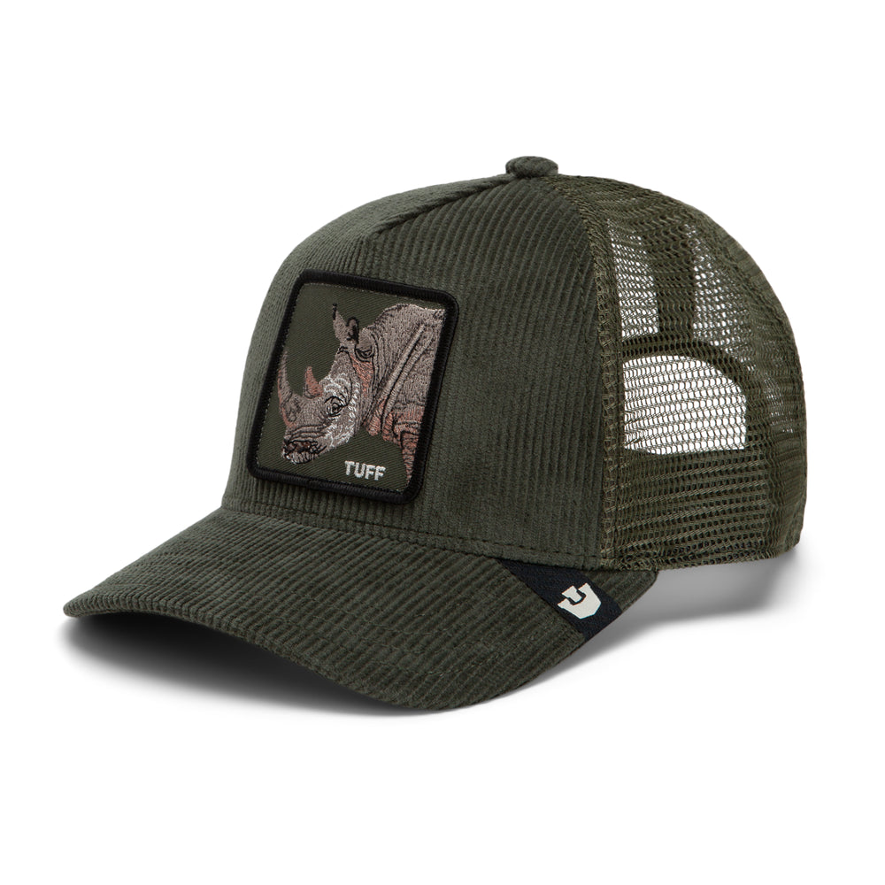 Goorin - Corduroy Tuff Trucker Cap in Palm | Buster McGee