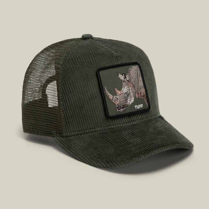 Goorin - Corduroy Tuff Trucker Cap in Palm