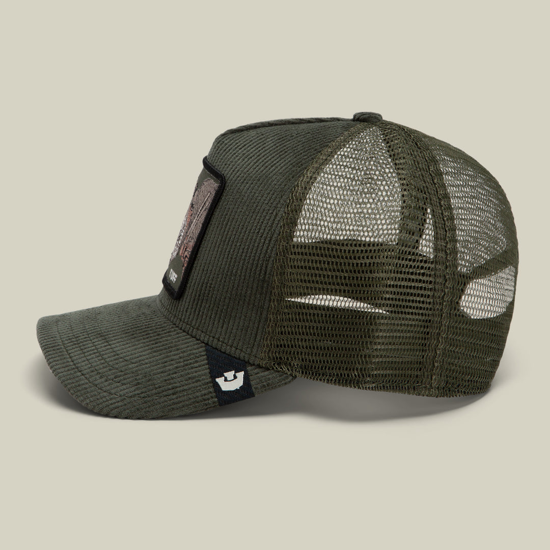 Goorin - Corduroy Tuff Trucker Cap in Palm