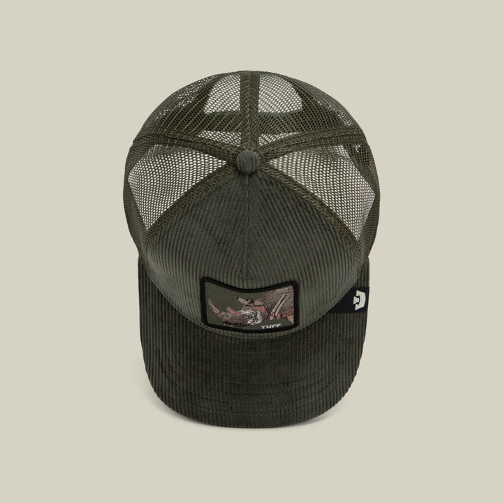 Goorin - Corduroy Tuff Trucker Cap in Palm