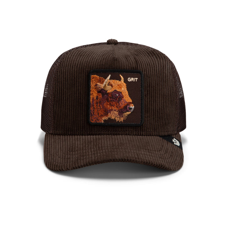 Goorin - Corduroy Grit Trucker Cap in Ground | Buster McGee