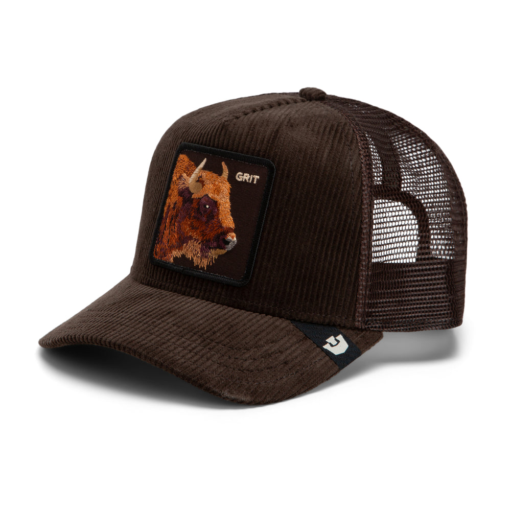 Goorin - Corduroy Grit Trucker Cap in Ground | Buster McGee
