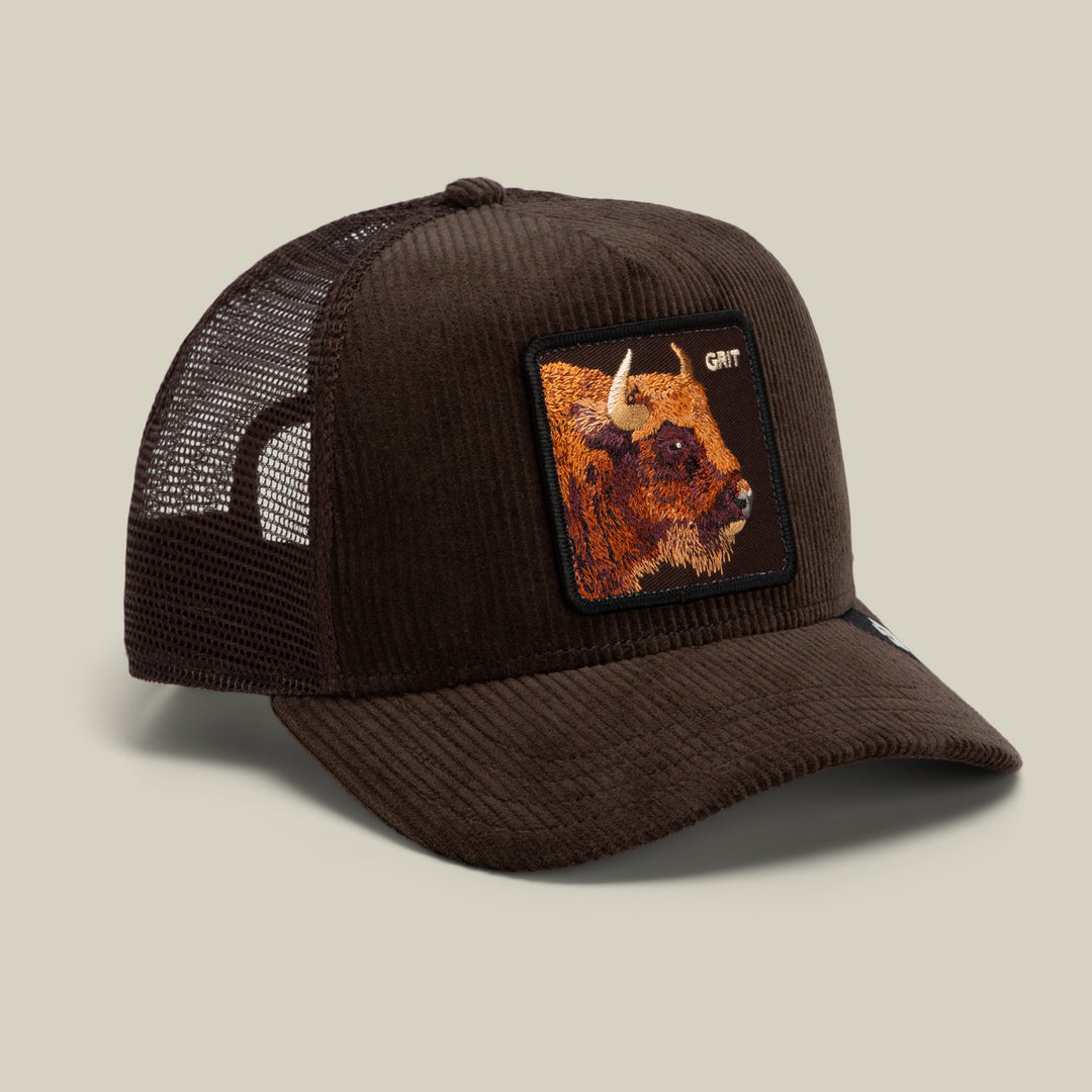 Goorin - Corduroy Grit Trucker Cap in Ground