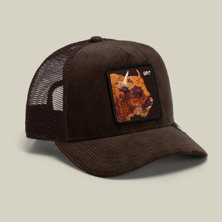 Goorin - Corduroy Grit Trucker Cap in Ground
