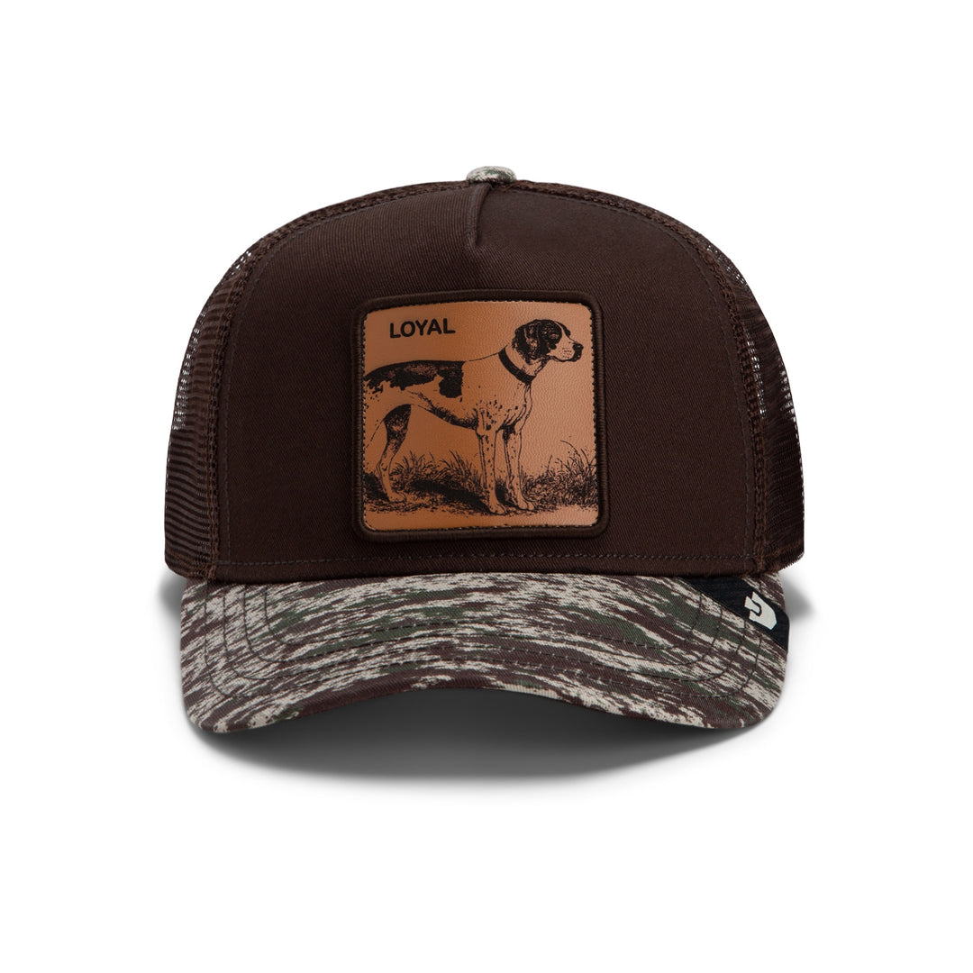 Goorin - Camo Engraved Dog Trucker Cap in Camouflage | Buster McGee