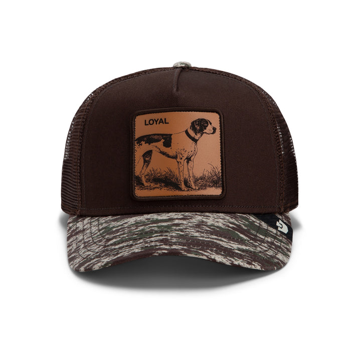 Goorin - Camo Engraved Dog Trucker Cap in Camouflage | Buster McGee